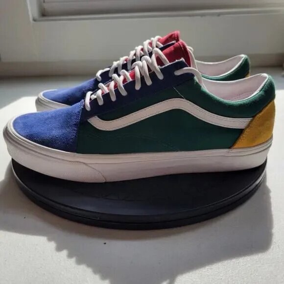 Vans Yachtie Old Skool SNEAKS UNISEX COLORFUL BOLD BRIGHT STREET RETRO m6.5 w8 - Picture 6 of 7